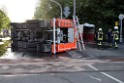 TLF 4 umgestuerzt Koeln Bocklemuend Ollenhauer Ring Militaerringstr P046